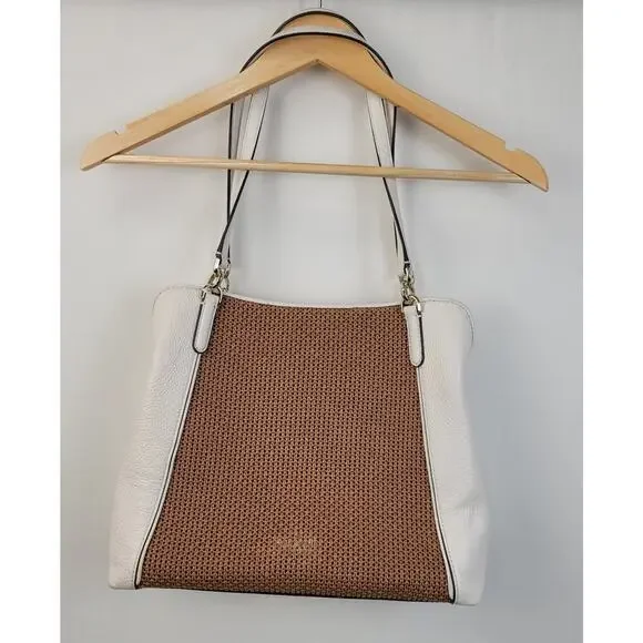 kate spade Bags Kate Spade New York Jackson Straw Medium Triple Compartment Shoulder Bag Purse Poshmark